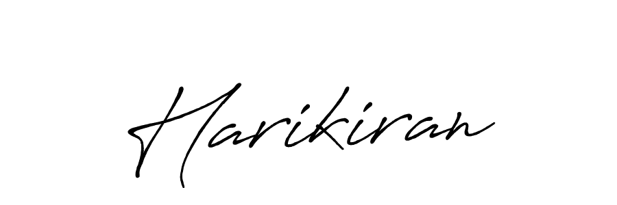 Design your own signature with our free online signature maker. With this signature software, you can create a handwritten (Antro_Vectra_Bolder) signature for name Harikiran. Harikiran signature style 7 images and pictures png