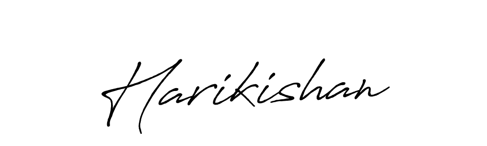 Design your own signature with our free online signature maker. With this signature software, you can create a handwritten (Antro_Vectra_Bolder) signature for name Harikishan. Harikishan signature style 7 images and pictures png