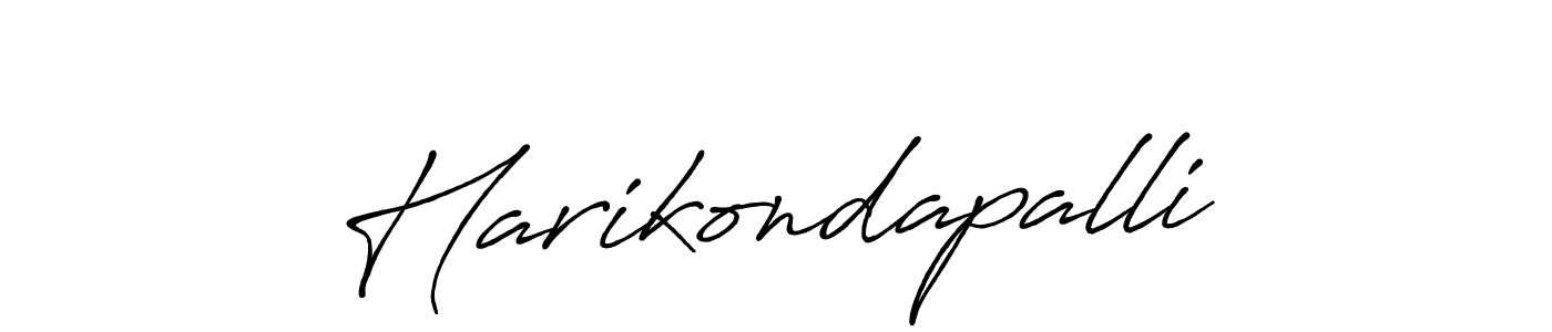 How to make Harikondapalli name signature. Use Antro_Vectra_Bolder style for creating short signs online. This is the latest handwritten sign. Harikondapalli signature style 7 images and pictures png