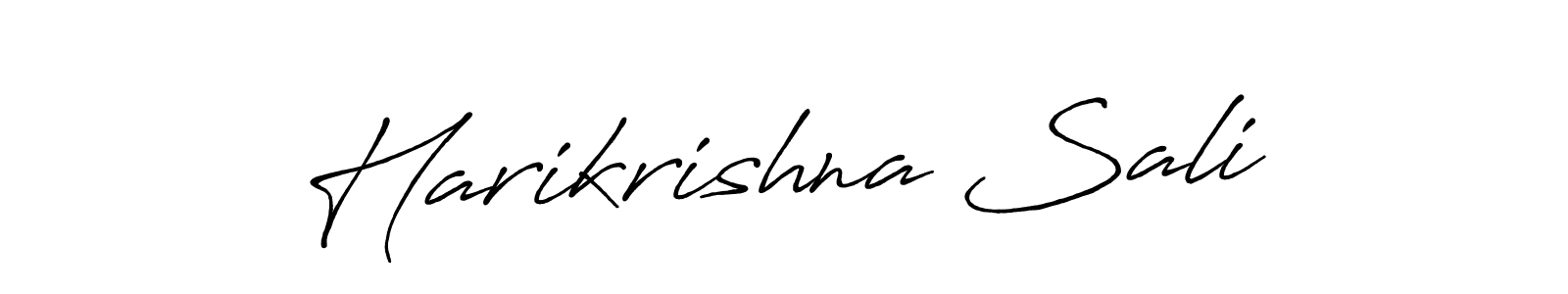 It looks lik you need a new signature style for name Harikrishna Sali. Design unique handwritten (Antro_Vectra_Bolder) signature with our free signature maker in just a few clicks. Harikrishna Sali signature style 7 images and pictures png