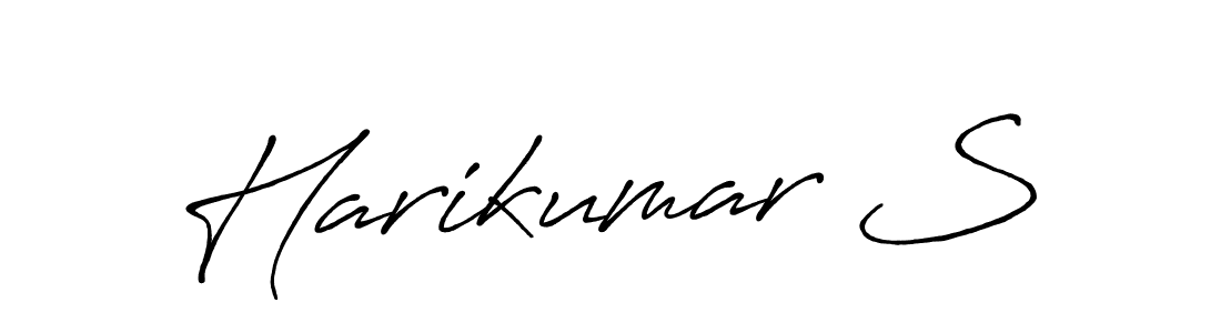 Also we have Harikumar S name is the best signature style. Create professional handwritten signature collection using Antro_Vectra_Bolder autograph style. Harikumar S signature style 7 images and pictures png