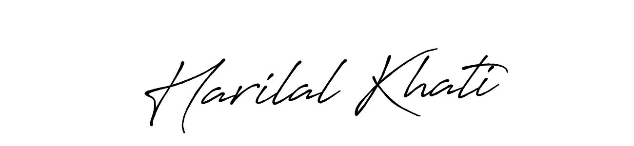 Similarly Antro_Vectra_Bolder is the best handwritten signature design. Signature creator online .You can use it as an online autograph creator for name Harilal Khati. Harilal Khati signature style 7 images and pictures png