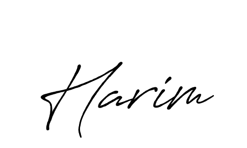Also You can easily find your signature by using the search form. We will create Harim name handwritten signature images for you free of cost using Antro_Vectra_Bolder sign style. Harim signature style 7 images and pictures png