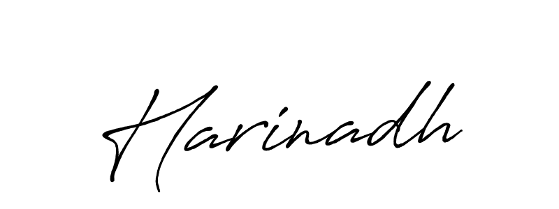 Make a beautiful signature design for name Harinadh. With this signature (Antro_Vectra_Bolder) style, you can create a handwritten signature for free. Harinadh signature style 7 images and pictures png