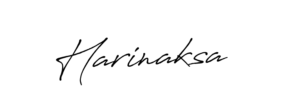 Make a beautiful signature design for name Harinaksa. With this signature (Antro_Vectra_Bolder) style, you can create a handwritten signature for free. Harinaksa signature style 7 images and pictures png