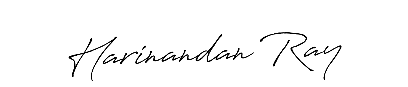 Harinandan Ray stylish signature style. Best Handwritten Sign (Antro_Vectra_Bolder) for my name. Handwritten Signature Collection Ideas for my name Harinandan Ray. Harinandan Ray signature style 7 images and pictures png