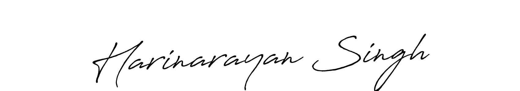 How to make Harinarayan Singh signature? Antro_Vectra_Bolder is a professional autograph style. Create handwritten signature for Harinarayan Singh name. Harinarayan Singh signature style 7 images and pictures png