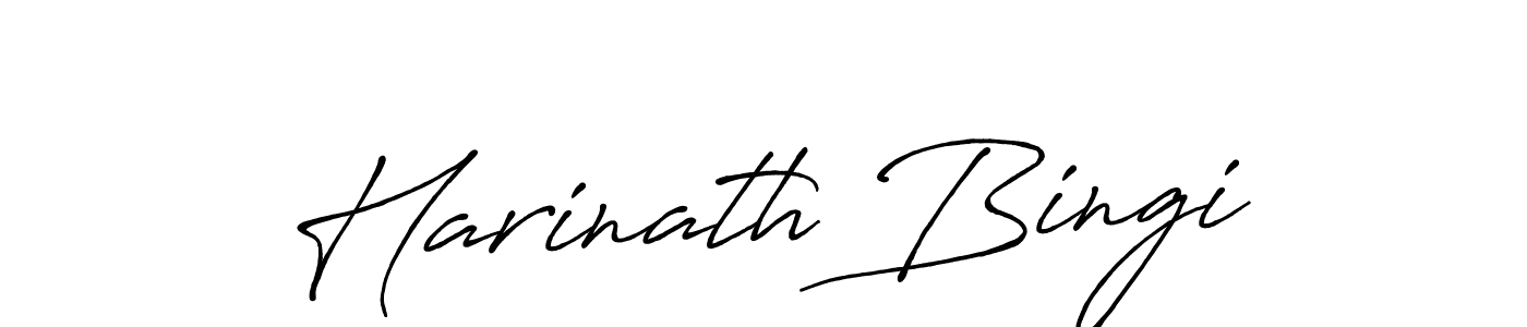 How to make Harinath Bingi signature? Antro_Vectra_Bolder is a professional autograph style. Create handwritten signature for Harinath Bingi name. Harinath Bingi signature style 7 images and pictures png
