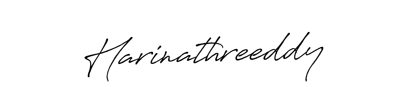 How to make Harinathreeddy name signature. Use Antro_Vectra_Bolder style for creating short signs online. This is the latest handwritten sign. Harinathreeddy signature style 7 images and pictures png