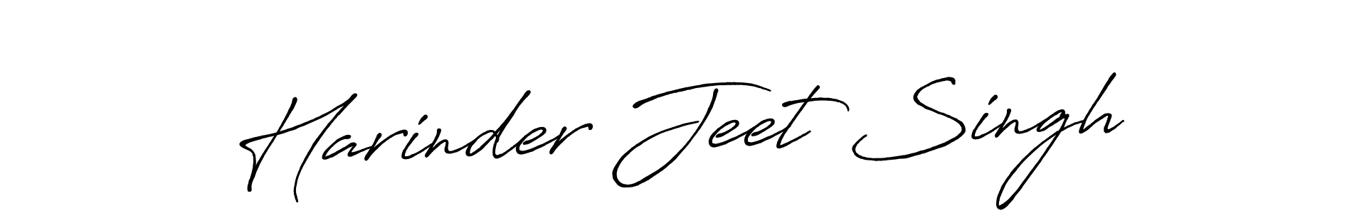 Also we have Harinder Jeet Singh name is the best signature style. Create professional handwritten signature collection using Antro_Vectra_Bolder autograph style. Harinder Jeet Singh signature style 7 images and pictures png