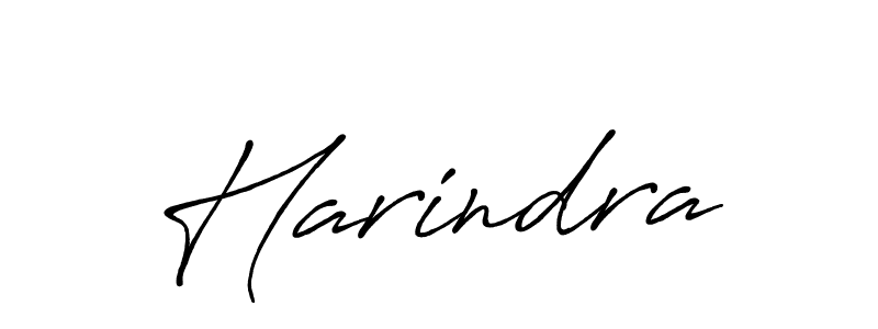 How to make Harindra name signature. Use Antro_Vectra_Bolder style for creating short signs online. This is the latest handwritten sign. Harindra signature style 7 images and pictures png