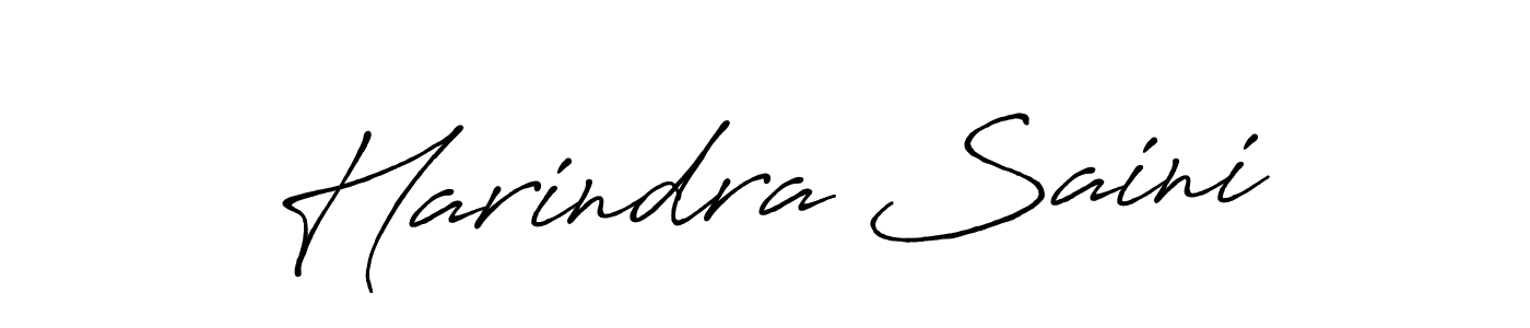 Also we have Harindra Saini name is the best signature style. Create professional handwritten signature collection using Antro_Vectra_Bolder autograph style. Harindra Saini signature style 7 images and pictures png
