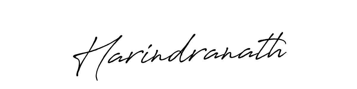 Create a beautiful signature design for name Harindranath. With this signature (Antro_Vectra_Bolder) fonts, you can make a handwritten signature for free. Harindranath signature style 7 images and pictures png