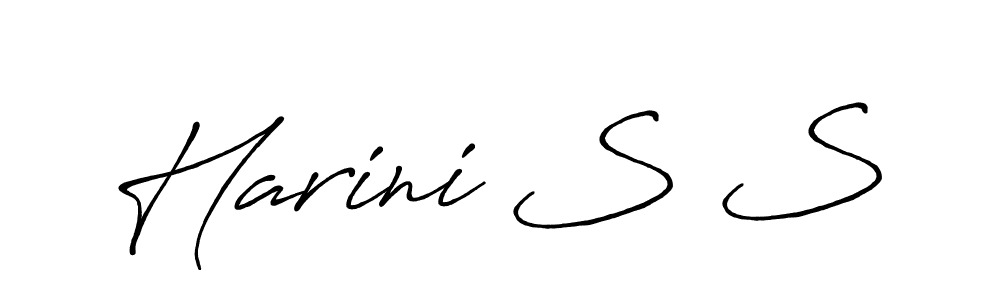 Make a beautiful signature design for name Harini S S. Use this online signature maker to create a handwritten signature for free. Harini S S signature style 7 images and pictures png