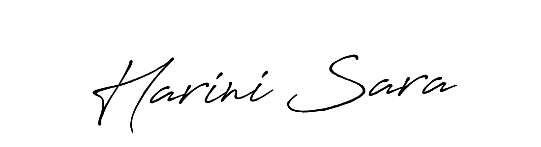 Make a short Harini Sara signature style. Manage your documents anywhere anytime using Antro_Vectra_Bolder. Create and add eSignatures, submit forms, share and send files easily. Harini Sara signature style 7 images and pictures png