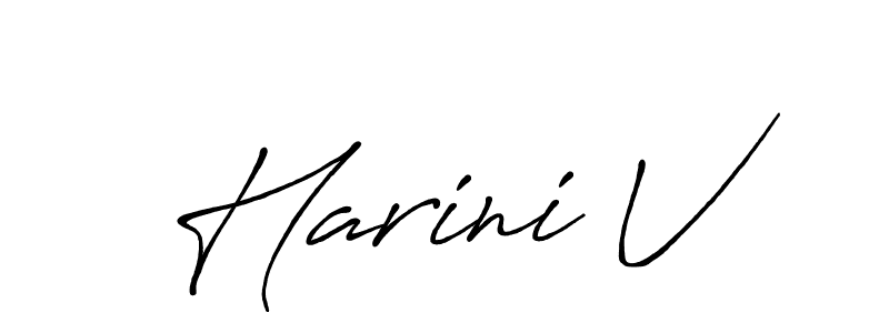 if you are searching for the best signature style for your name Harini V. so please give up your signature search. here we have designed multiple signature styles  using Antro_Vectra_Bolder. Harini V signature style 7 images and pictures png