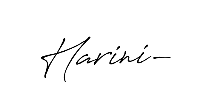 You can use this online signature creator to create a handwritten signature for the name Harini-. This is the best online autograph maker. Harini- signature style 7 images and pictures png