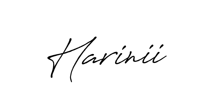 How to make Harinii signature? Antro_Vectra_Bolder is a professional autograph style. Create handwritten signature for Harinii name. Harinii signature style 7 images and pictures png