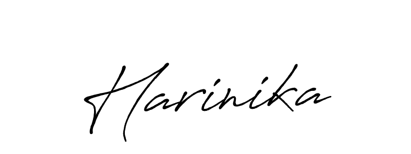 Design your own signature with our free online signature maker. With this signature software, you can create a handwritten (Antro_Vectra_Bolder) signature for name Harinika. Harinika signature style 7 images and pictures png