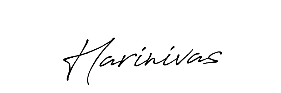 Make a beautiful signature design for name Harinivas. Use this online signature maker to create a handwritten signature for free. Harinivas signature style 7 images and pictures png