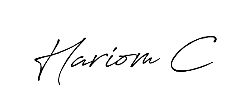 You can use this online signature creator to create a handwritten signature for the name Hariom C. This is the best online autograph maker. Hariom C signature style 7 images and pictures png