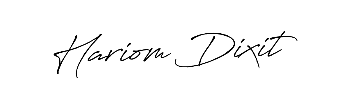 Make a beautiful signature design for name Hariom Dixit. Use this online signature maker to create a handwritten signature for free. Hariom Dixit signature style 7 images and pictures png