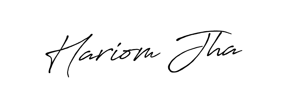 Here are the top 10 professional signature styles for the name Hariom Jha. These are the best autograph styles you can use for your name. Hariom Jha signature style 7 images and pictures png