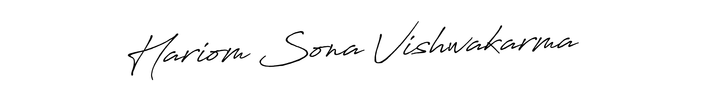 This is the best signature style for the Hariom Sona Vishwakarma name. Also you like these signature font (Antro_Vectra_Bolder). Mix name signature. Hariom Sona Vishwakarma signature style 7 images and pictures png
