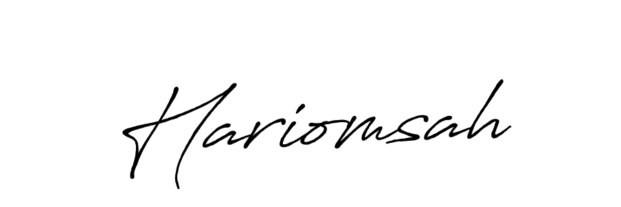Here are the top 10 professional signature styles for the name Hariomsah. These are the best autograph styles you can use for your name. Hariomsah signature style 7 images and pictures png