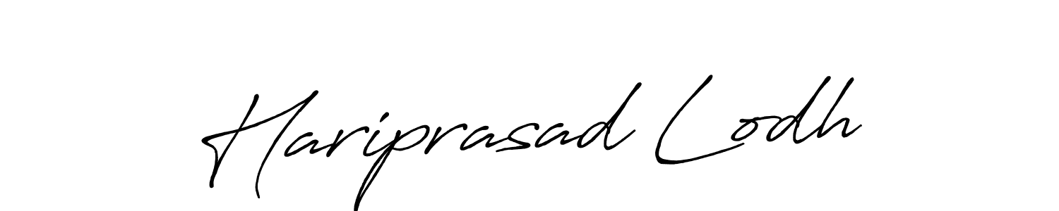 Hariprasad Lodh stylish signature style. Best Handwritten Sign (Antro_Vectra_Bolder) for my name. Handwritten Signature Collection Ideas for my name Hariprasad Lodh. Hariprasad Lodh signature style 7 images and pictures png