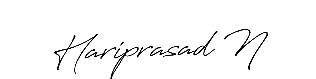 This is the best signature style for the Hariprasad N name. Also you like these signature font (Antro_Vectra_Bolder). Mix name signature. Hariprasad N signature style 7 images and pictures png