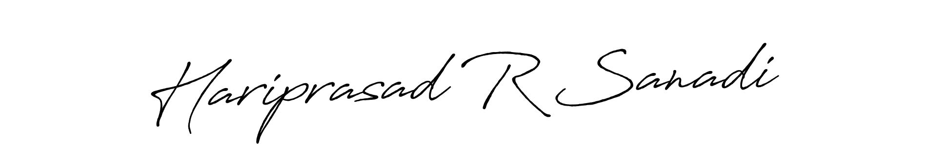 Here are the top 10 professional signature styles for the name Hariprasad R Sanadi. These are the best autograph styles you can use for your name. Hariprasad R Sanadi signature style 7 images and pictures png
