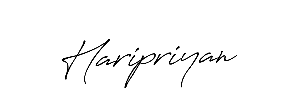 Haripriyan stylish signature style. Best Handwritten Sign (Antro_Vectra_Bolder) for my name. Handwritten Signature Collection Ideas for my name Haripriyan. Haripriyan signature style 7 images and pictures png