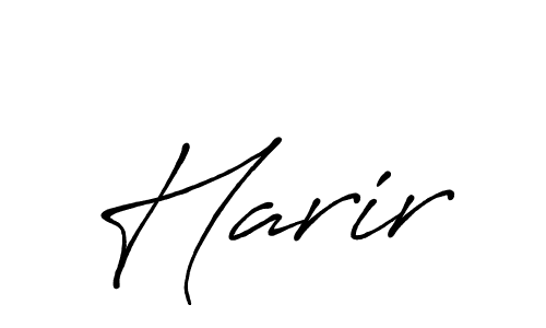 The best way (Antro_Vectra_Bolder) to make a short signature is to pick only two or three words in your name. The name Harir include a total of six letters. For converting this name. Harir signature style 7 images and pictures png