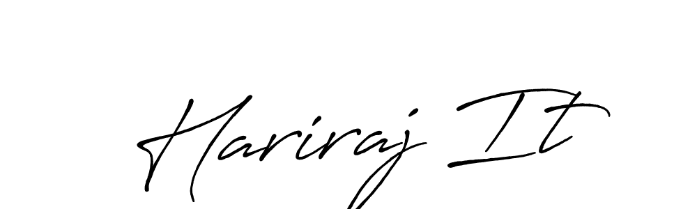 Also You can easily find your signature by using the search form. We will create Hariraj It name handwritten signature images for you free of cost using Antro_Vectra_Bolder sign style. Hariraj It signature style 7 images and pictures png