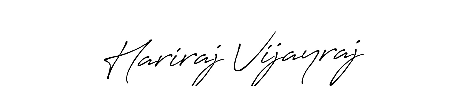It looks lik you need a new signature style for name Hariraj Vijayraj. Design unique handwritten (Antro_Vectra_Bolder) signature with our free signature maker in just a few clicks. Hariraj Vijayraj signature style 7 images and pictures png