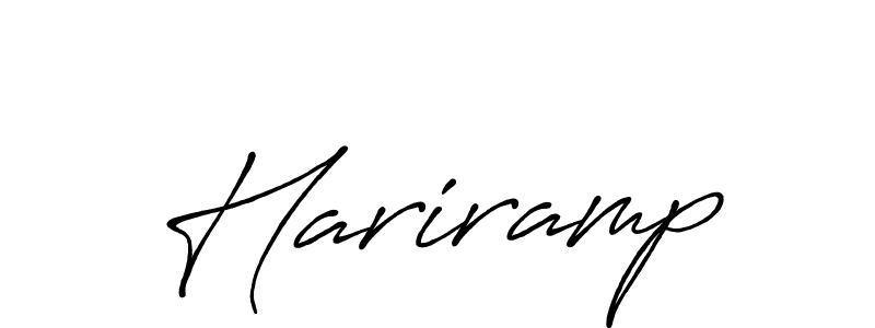 You should practise on your own different ways (Antro_Vectra_Bolder) to write your name (Hariramp) in signature. don't let someone else do it for you. Hariramp signature style 7 images and pictures png