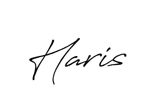 The best way (Antro_Vectra_Bolder) to make a short signature is to pick only two or three words in your name. The name Haris include a total of six letters. For converting this name. Haris signature style 7 images and pictures png