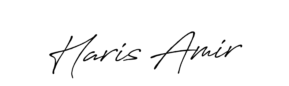 Similarly Antro_Vectra_Bolder is the best handwritten signature design. Signature creator online .You can use it as an online autograph creator for name Haris Amir. Haris Amir signature style 7 images and pictures png