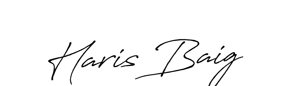 Best and Professional Signature Style for Haris Baig. Antro_Vectra_Bolder Best Signature Style Collection. Haris Baig signature style 7 images and pictures png