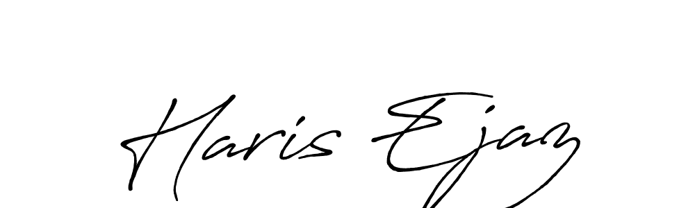 Use a signature maker to create a handwritten signature online. With this signature software, you can design (Antro_Vectra_Bolder) your own signature for name Haris Ejaz. Haris Ejaz signature style 7 images and pictures png