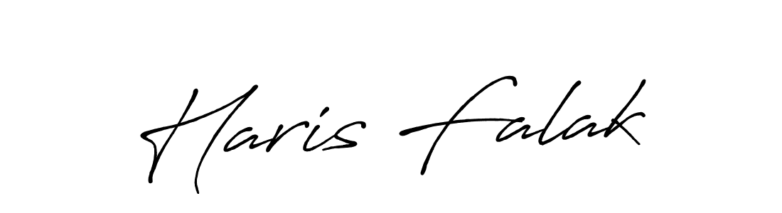 It looks lik you need a new signature style for name Haris Falak. Design unique handwritten (Antro_Vectra_Bolder) signature with our free signature maker in just a few clicks. Haris Falak signature style 7 images and pictures png