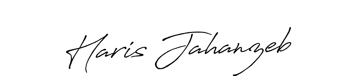 Design your own signature with our free online signature maker. With this signature software, you can create a handwritten (Antro_Vectra_Bolder) signature for name Haris Jahanzeb. Haris Jahanzeb signature style 7 images and pictures png