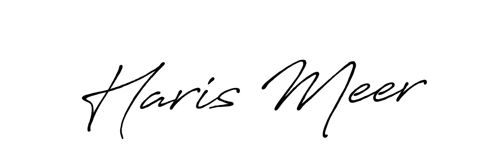 It looks lik you need a new signature style for name Haris Meer. Design unique handwritten (Antro_Vectra_Bolder) signature with our free signature maker in just a few clicks. Haris Meer signature style 7 images and pictures png