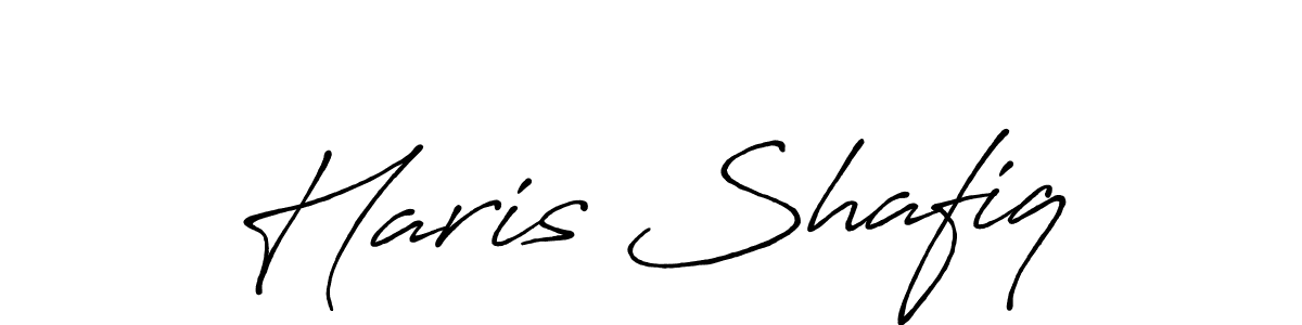 How to make Haris Shafiq signature? Antro_Vectra_Bolder is a professional autograph style. Create handwritten signature for Haris Shafiq name. Haris Shafiq signature style 7 images and pictures png