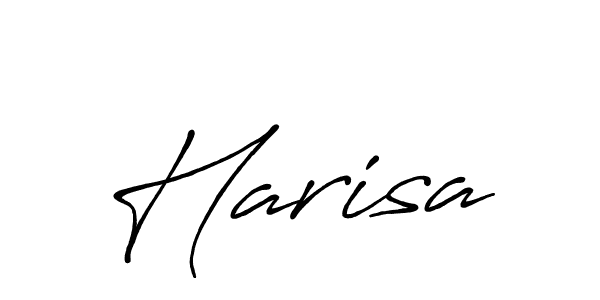 Make a beautiful signature design for name Harisa. With this signature (Antro_Vectra_Bolder) style, you can create a handwritten signature for free. Harisa signature style 7 images and pictures png