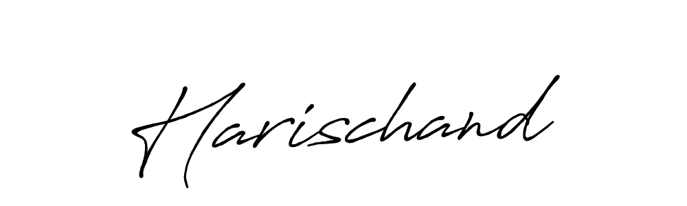 Use a signature maker to create a handwritten signature online. With this signature software, you can design (Antro_Vectra_Bolder) your own signature for name Harischand. Harischand signature style 7 images and pictures png