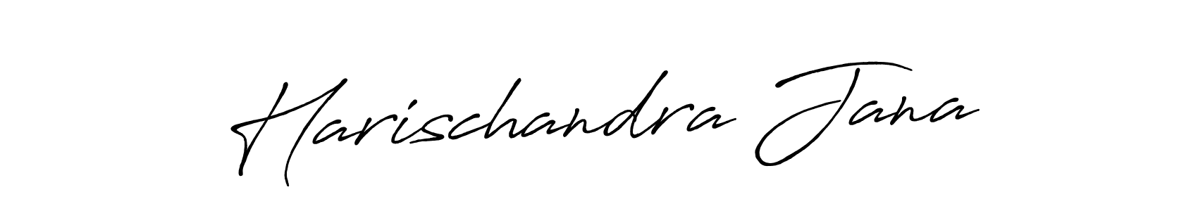 Harischandra Jana stylish signature style. Best Handwritten Sign (Antro_Vectra_Bolder) for my name. Handwritten Signature Collection Ideas for my name Harischandra Jana. Harischandra Jana signature style 7 images and pictures png