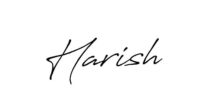 Harish  stylish signature style. Best Handwritten Sign (Antro_Vectra_Bolder) for my name. Handwritten Signature Collection Ideas for my name Harish . Harish  signature style 7 images and pictures png