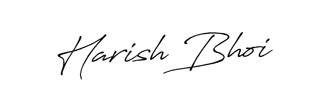 Make a beautiful signature design for name Harish Bhoi. Use this online signature maker to create a handwritten signature for free. Harish Bhoi signature style 7 images and pictures png